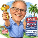 Agent Thomas York (Ph: 772-777-6111) is listing 1863 Southeast Bowie Street, Port St. Lucie, FL 34952